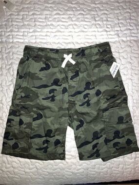 NWT Old Navy Camo Cargo Shorts Boys XL 14-16